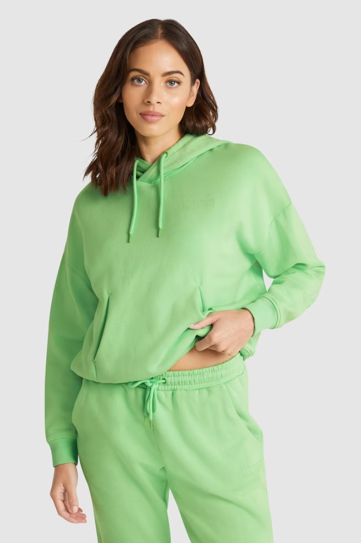 ROCKWEAR lime green sweatshirt (AU 10) and sweatpants (AU 8) set –