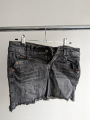 Urban Outfitters Vintage Remade Recycled Grey Denim Skirt By Ymi - S