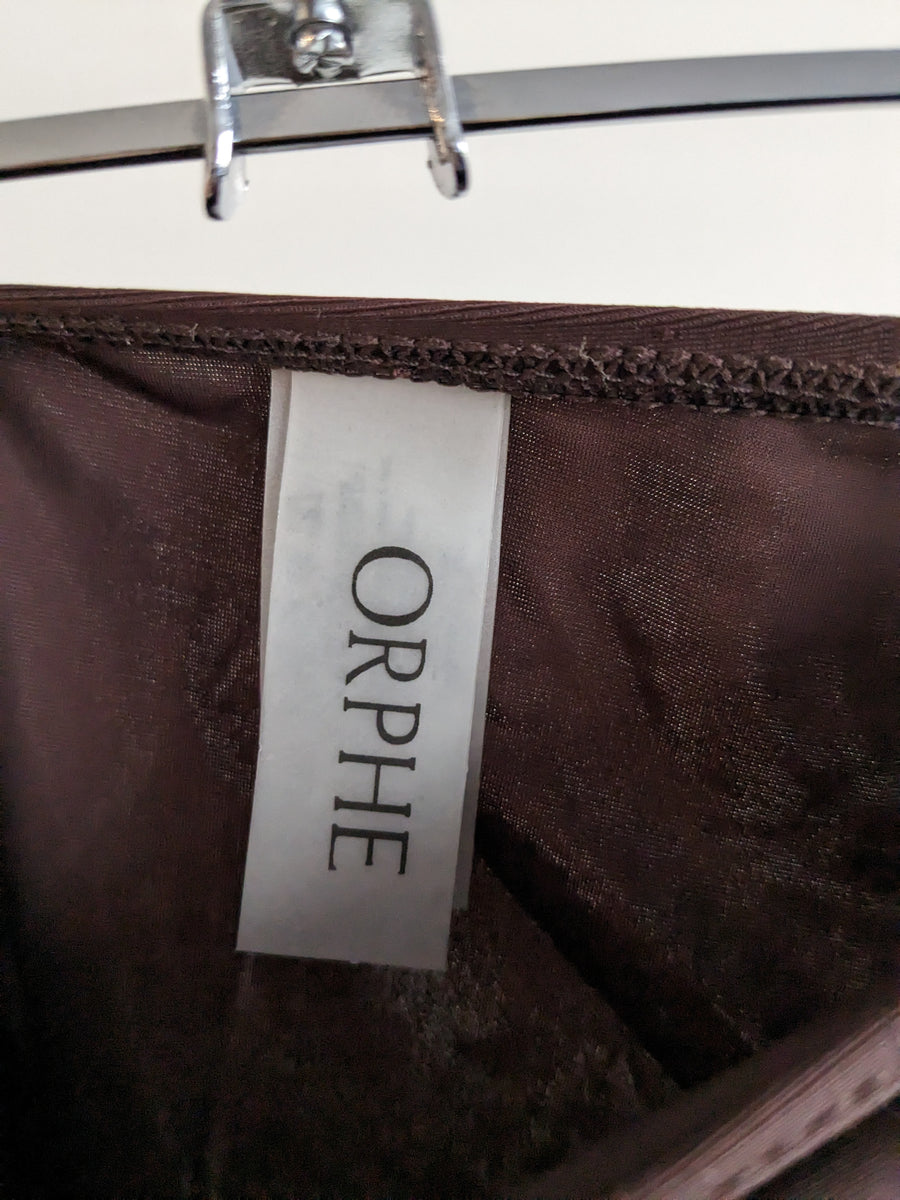 ORPHE Brown Mini Skirt - L