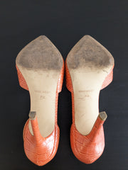 Nine West Orange Heels - 7M