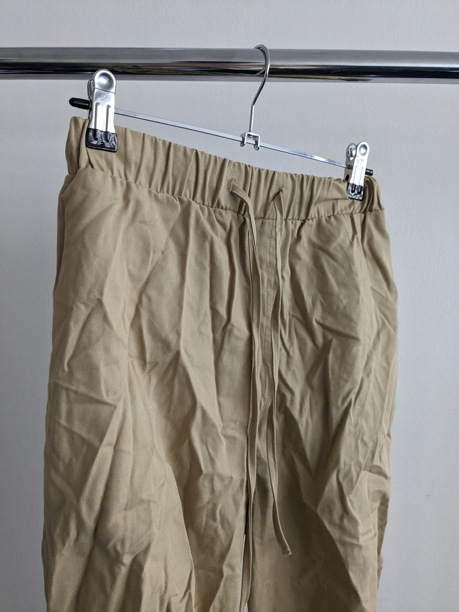 House of CB Olive Green/Beige Pants - XS