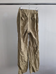 House of CB Olive Green/Beige Pants - XS