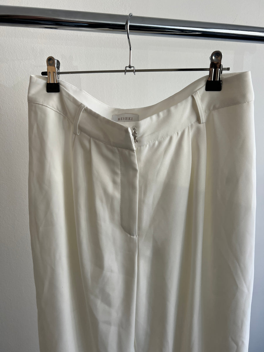 Meshki White Pants - S