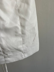 Manning Cartell White Faux Leather Mini Dress - AU 6