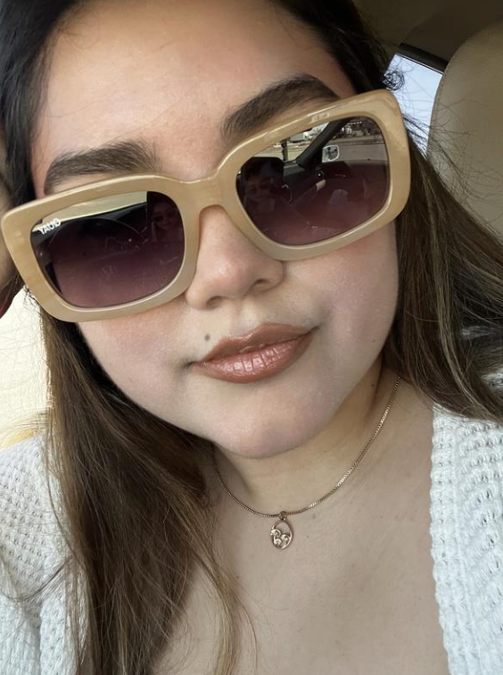QUAY Yada Yada Beige Sunglasses
