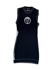 Chanel 23' Mini Black Knit Chanel 5 Logo Dress - 36 FR