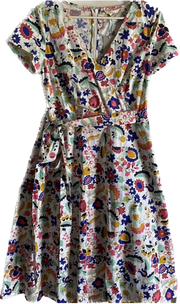 Boden purple fuchsia midi dress - UK 12