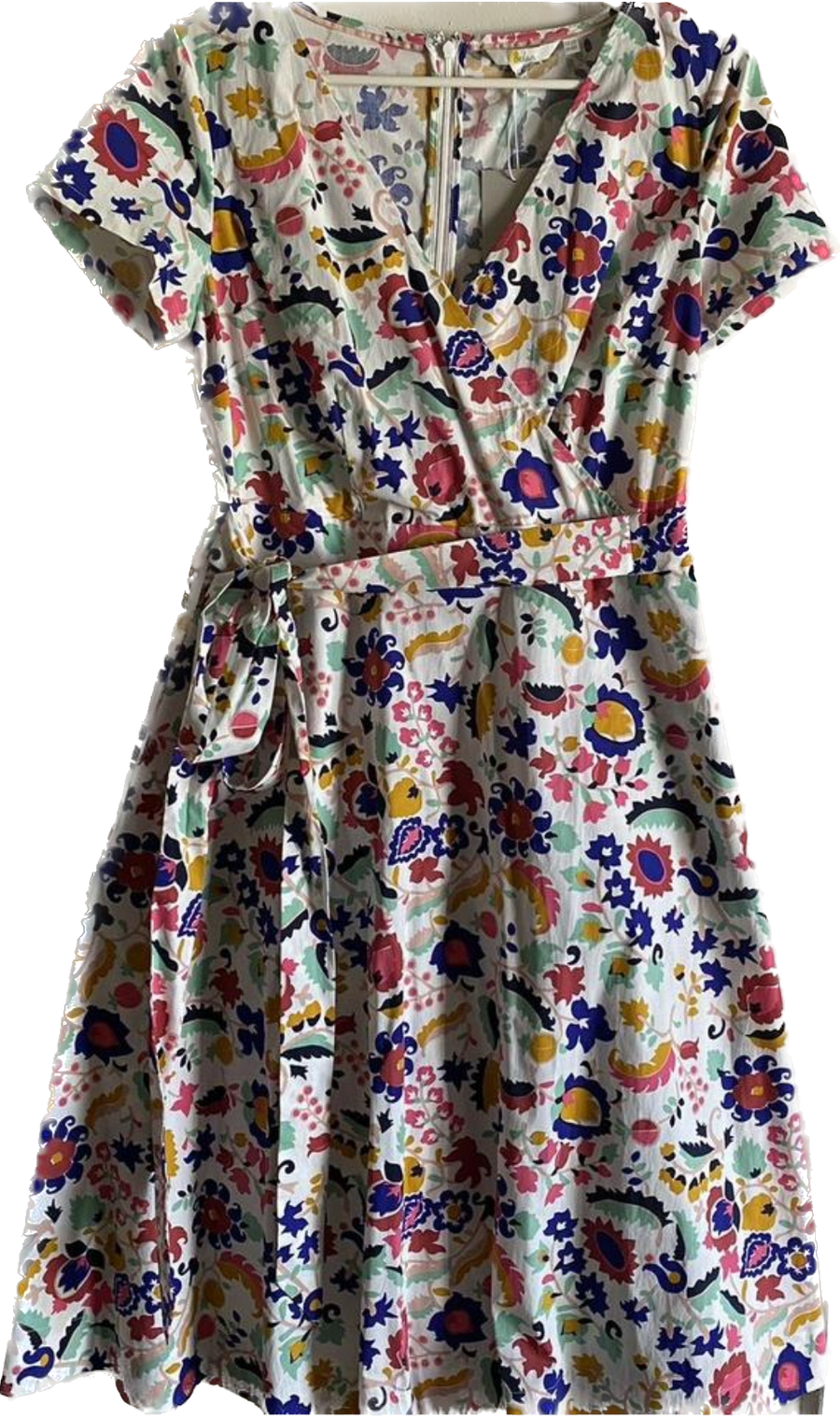Boden purple fuchsia midi dress - UK 12