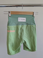 FITAZFK Light Green Legging Shorts - XS