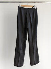 Meshki Black Semara Midrise Straight Leg Pants - XS
