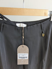 Meshki Black Semara Midrise Straight Leg Pants - XS