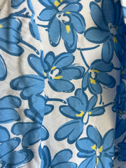 Mo&Co. Blue Floral Print Single Breast Blazer - S