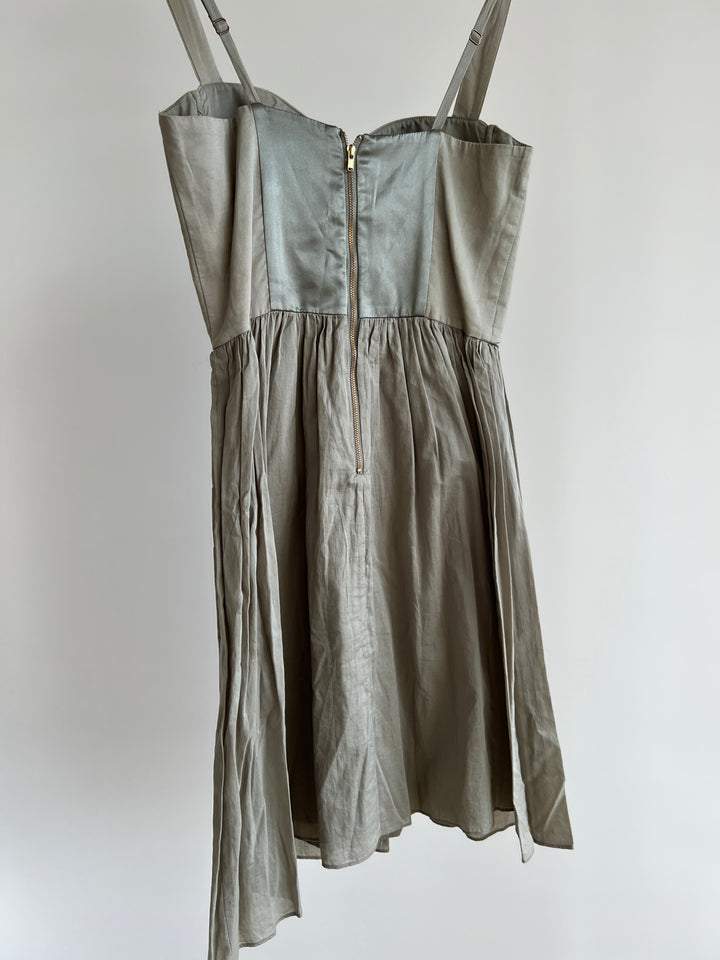 Guess by Marciano 1990s vintage y2k light military green dress - Size 0