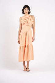 One Fell Swoop Peach Single Strap Dress - Size 8