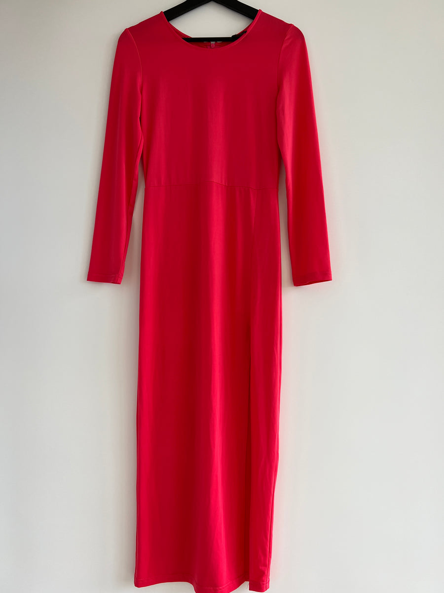 A.D. For Sportsgirl Hot Pink Limited Release Mesh Midi Dress - Size 6