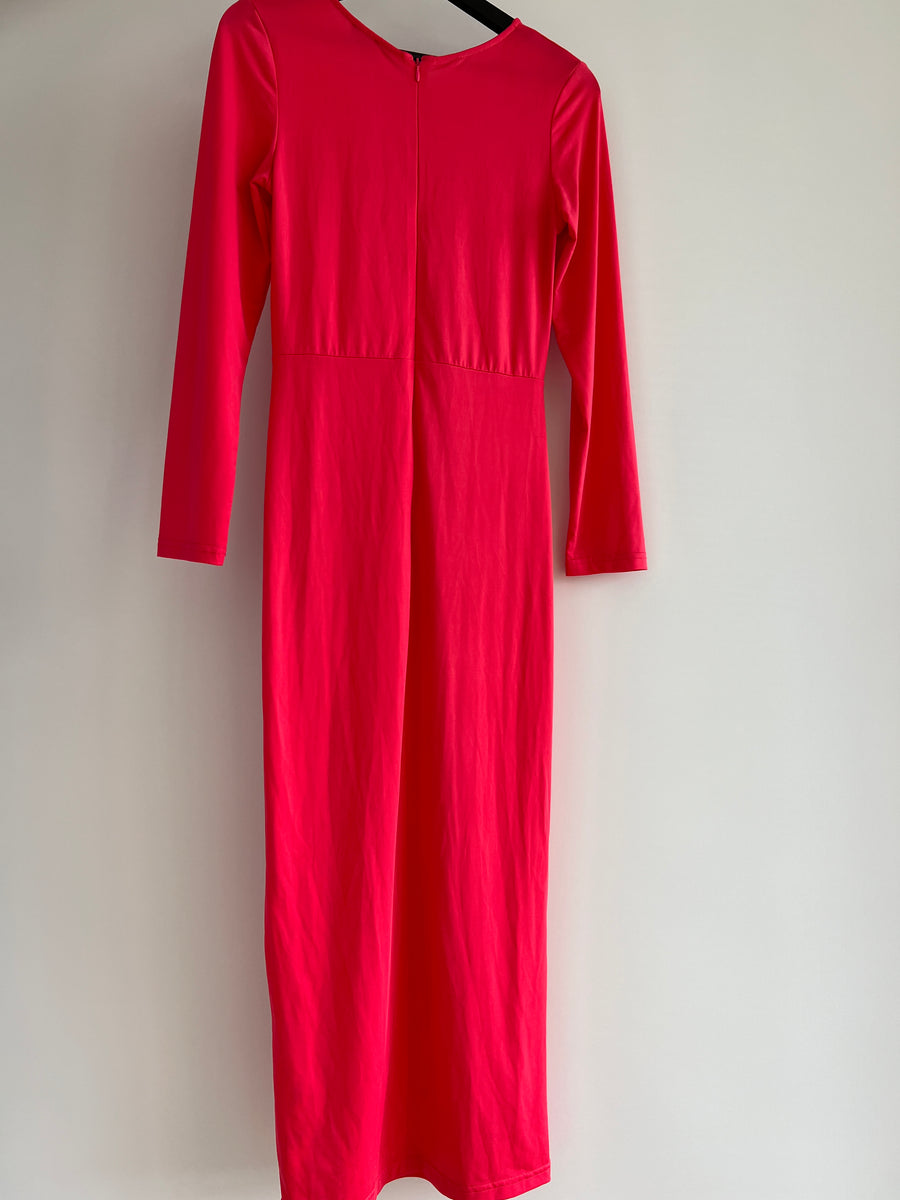 A.D. For Sportsgirl Hot Pink Limited Release Mesh Midi Dress - Size 6