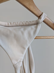 ROGUE SZN Beige Tied-Up Bikini Bottoms - XS
