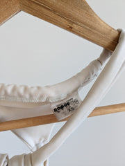 ROGUE SZN Beige Tied-Up Bikini Bottoms - XS