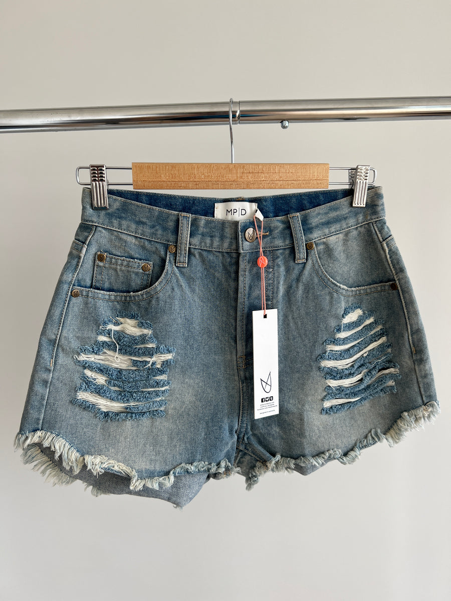 Minkpink x Revolve Denim Shorts - Size S