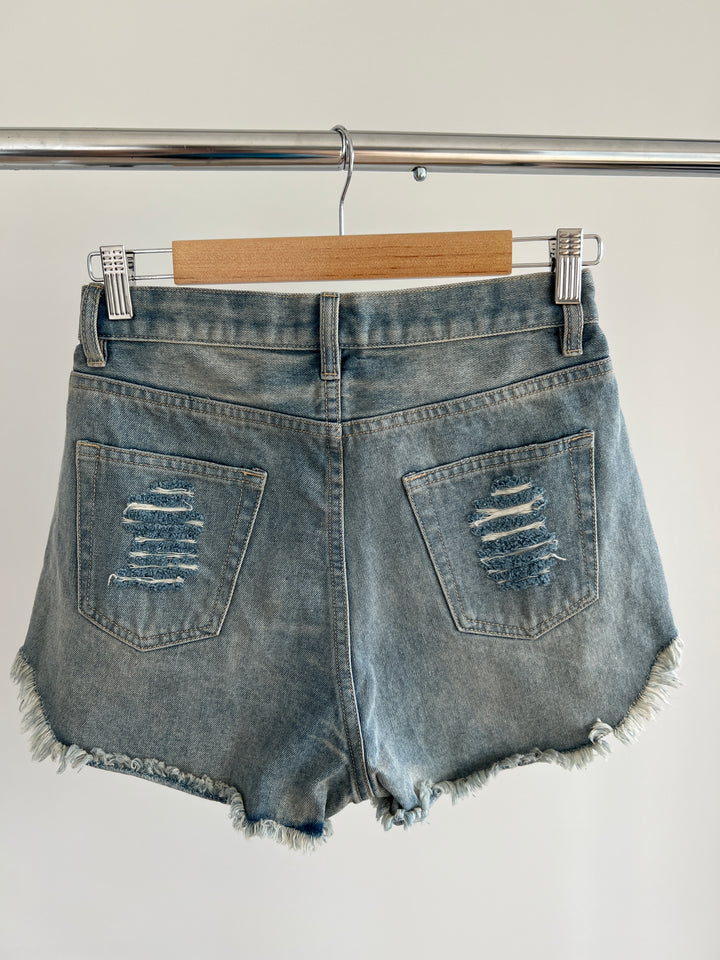 Minkpink x Revolve Denim Shorts - Size S