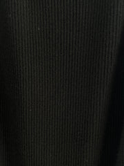 Kookai Black Ribbed Maxi Dress - Kookai 1/AU 10