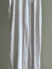 23rd & Madison White Ace Ribbed Long Sleeve Maxi Dress - S