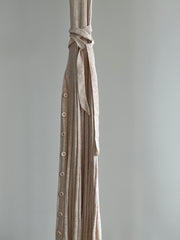 Michael Costello x Revolve Soft Pink Side Button Ribbed Maxi Dress - XXS
