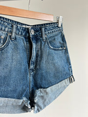 One X Teaspoon Blue Denim Mini Shorts - 26