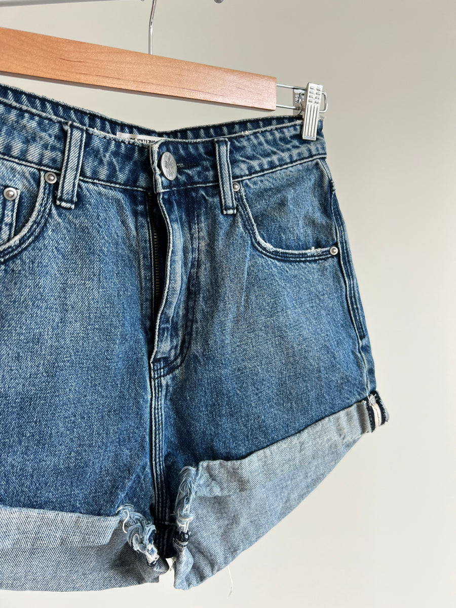 One X Teaspoon Blue Denim Mini Shorts - 26