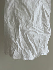 Glassons White Long Sleeve Tie Front Shirt Dress - AU 6