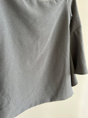 Backstage Grey Off Shoulder Blouse - Size XXS