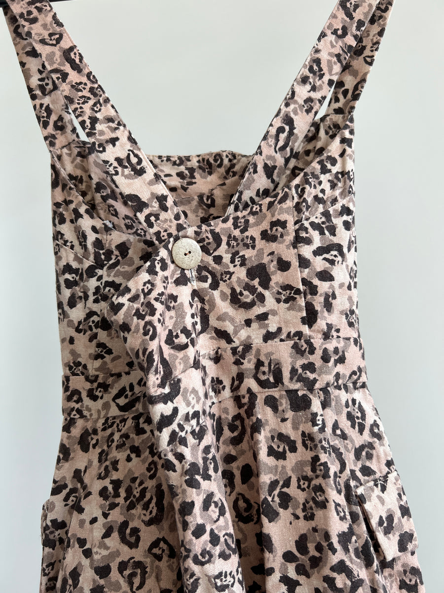 Pasduchas Tiger Print Jumpsuit - Size AU 8