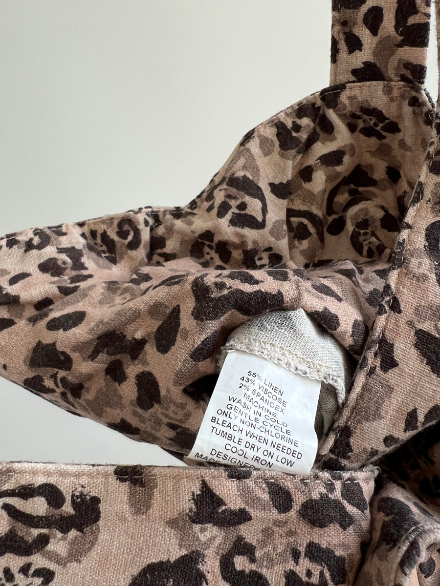 Pasduchas Tiger Print Jumpsuit - Size AU 8
