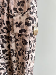 Pasduchas Tiger Print Jumpsuit - Size AU 8