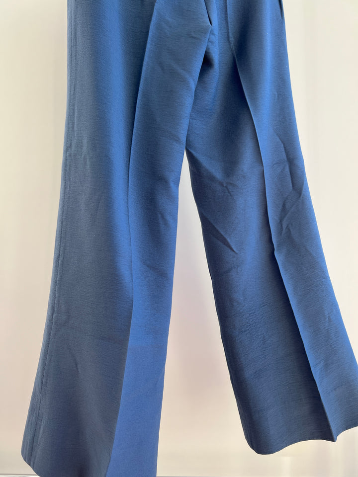 Camilla and Marc Dusty Blue Flayed Pants - AU 6