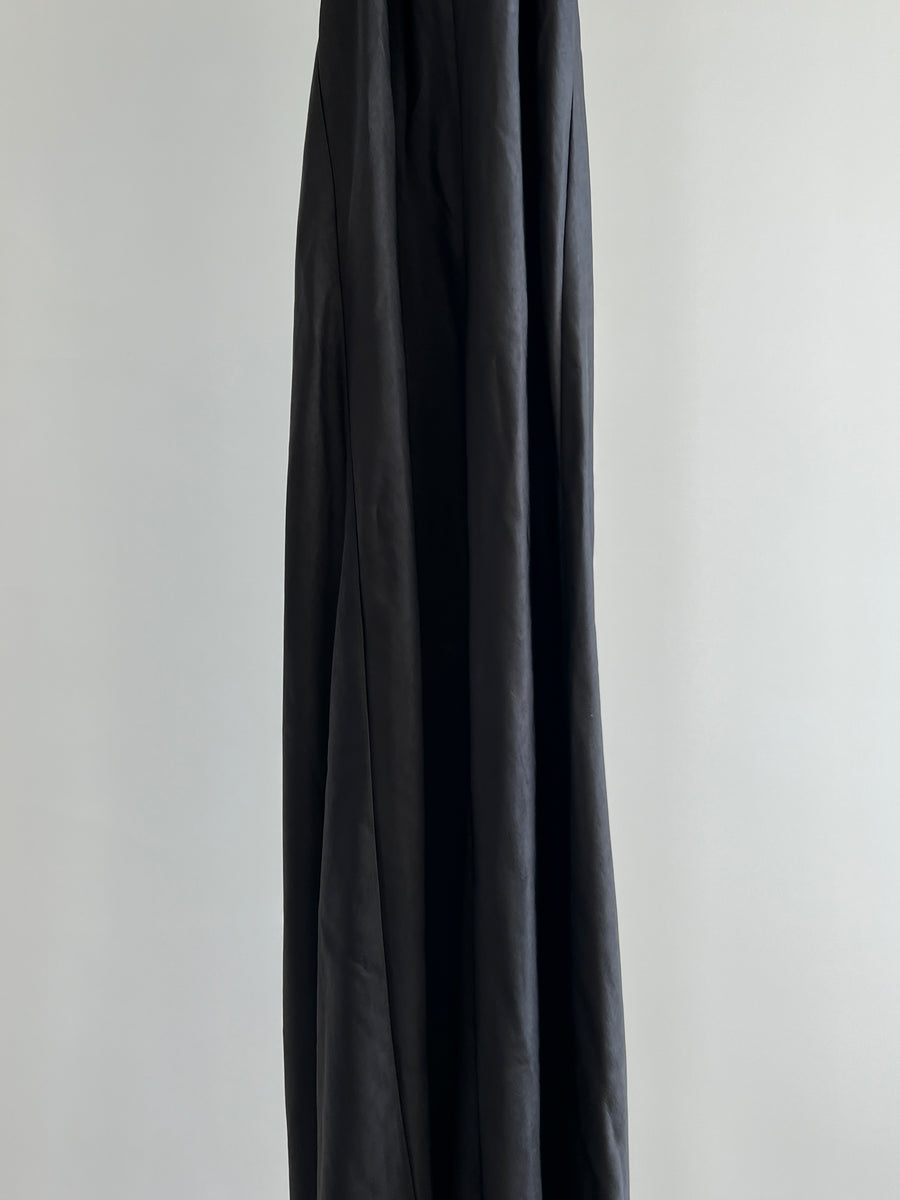 Meshki Black Maxi Dress With Lace Bust Element - XS
