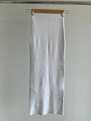 Perfect Stranger White Midi Knit Skirt - AU 4