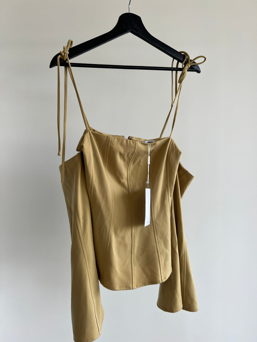 Third Form Cumin Cut Throughoff The Shoulder Top - Au 6