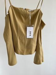 Third Form Cumin Cut Throughoff The Shoulder Top - Au 6