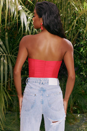 Oh Polly Pink Corset Bodysuit - AU 4