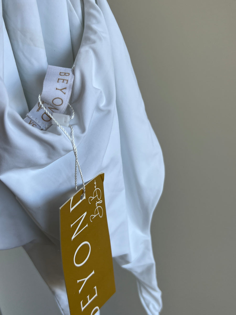 BEYOND by Bea White Bodysuit - XS