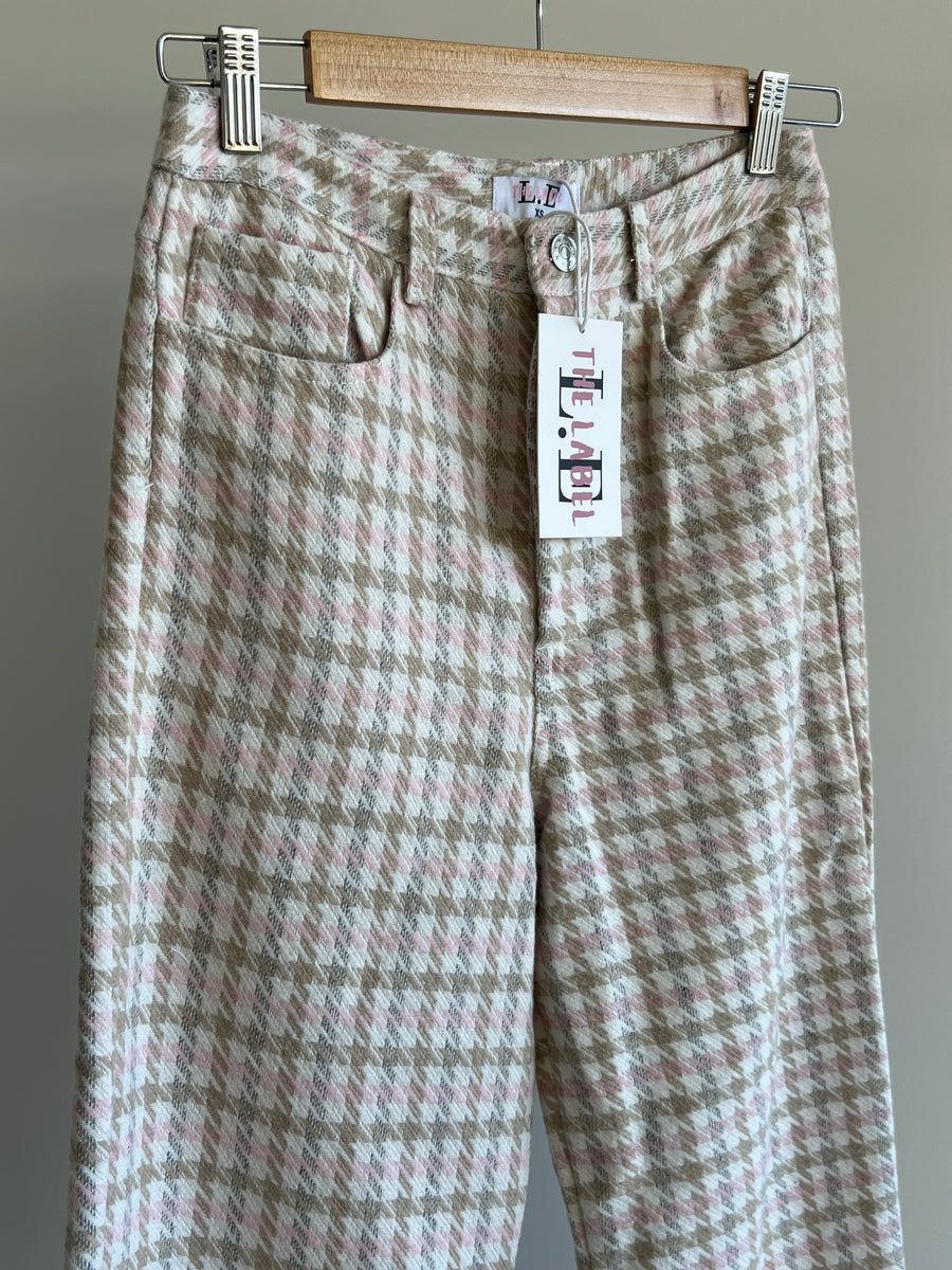 Le The Label Tweed Fiskado Pants - AU 6