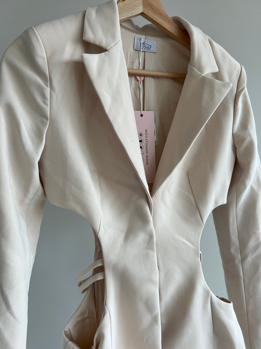 Oh Polly Stone Blazer Dress - AU 6