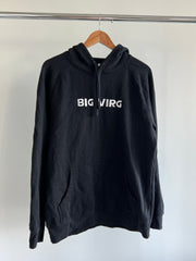 as colour Big Virg Logo Black Hoodie - L