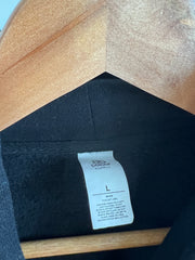 as colour Big Virg Logo Black Hoodie - L