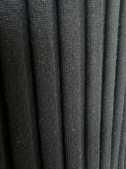 Azzurielle. Black Knit Midi Dress - S