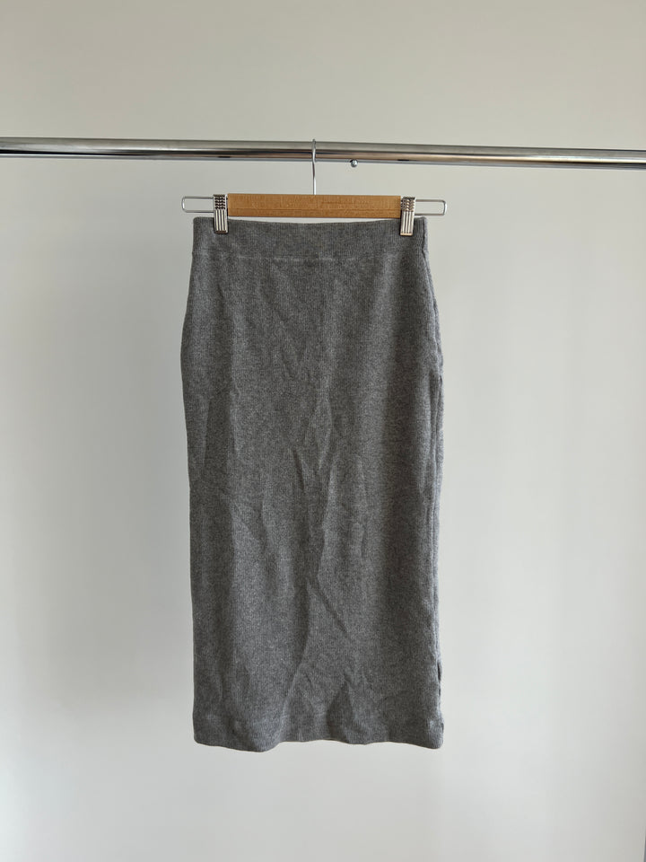 Josh Goot 100% Virgin Wool Grey Midi Skirt - Size AU 8
