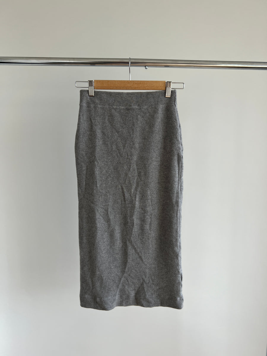 Josh Goot 100% Virgin Wool Grey Midi Skirt - Size AU 8