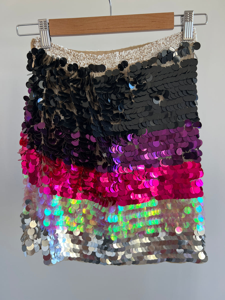 LPA Sequin Mini Skirt - XXS