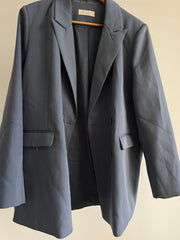 Meshki Space Grey Blazer And Pant Suit Sets - Should Fit Size M